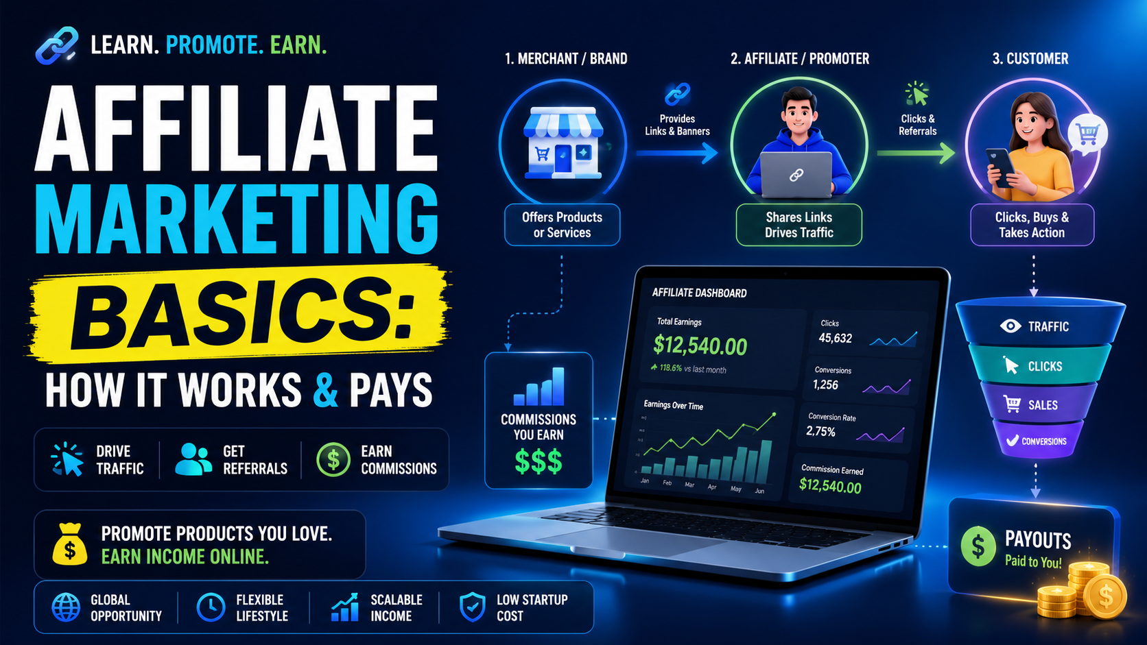 Affiliate Marketing Basics: How It Works & Pays